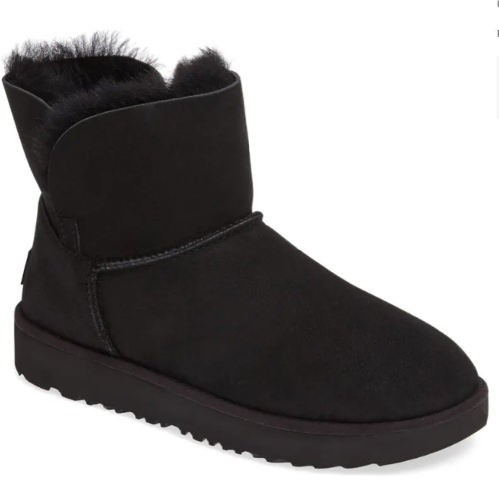 UGG  Classic Cuff Mini - Black - Size 10